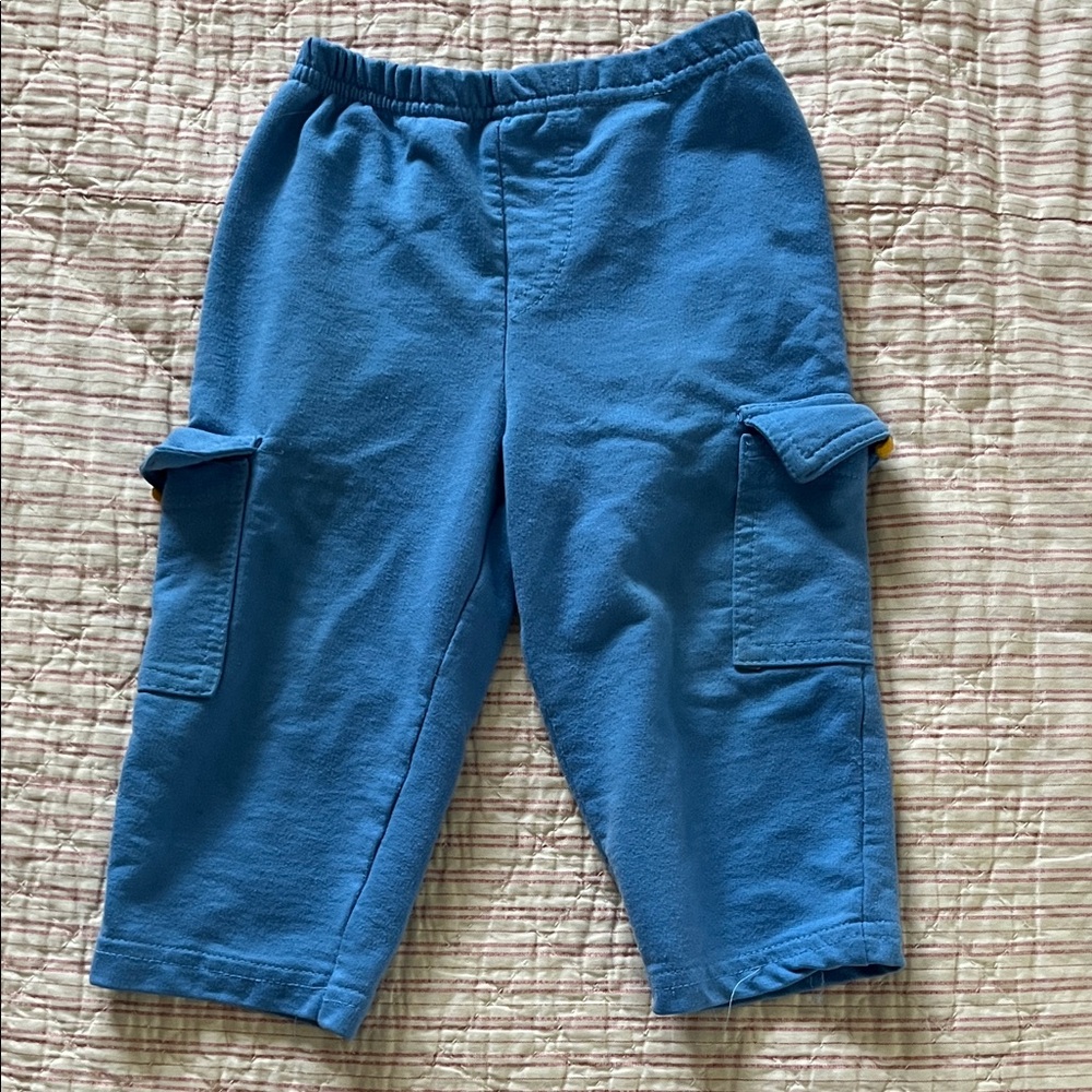 Blue Kids Cargo Pants